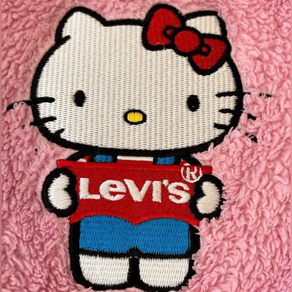 Levi's Hello Kitty Girls Sherpa Hoodie, size XL (13-15 yrs) - Picture 9 of 12